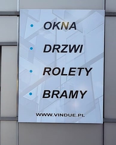 KASETON PODŚWIETLANY